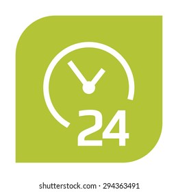 Open around the clock icons