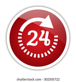 Open around the clock icons