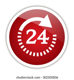 Open around the clock icons