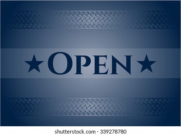 Open banner