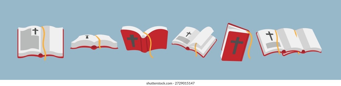 Ilustración de Arte vectorial de la Biblia abierta
