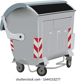 open bin for waste collection separate collection