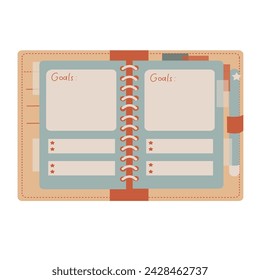 Open Binder Illustration, Oprn Book Illustration