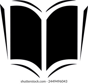 Vorlage des schwarzen Buchsymbols öffnen