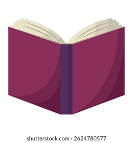 Open blank book icon. Vector illustration