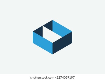 open block on the roof logo symbol