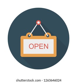 open  board  hanging 