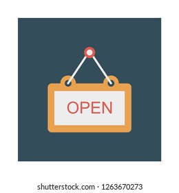 open  board  hanging 