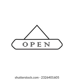The open board icon for notifications or information when your business is open