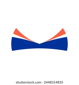 open book abstract icon library logo vector design