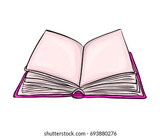 open book cartoon. vector symbol icon design. Beautiful illustration isolated on white background

