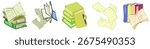 Open Book Clipart Bundle – Hand Drawn Illustrated Books for Education, School, Reading and Learning Projects