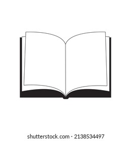Open book for cover design. Brochure background. Vector illustration. stock image.