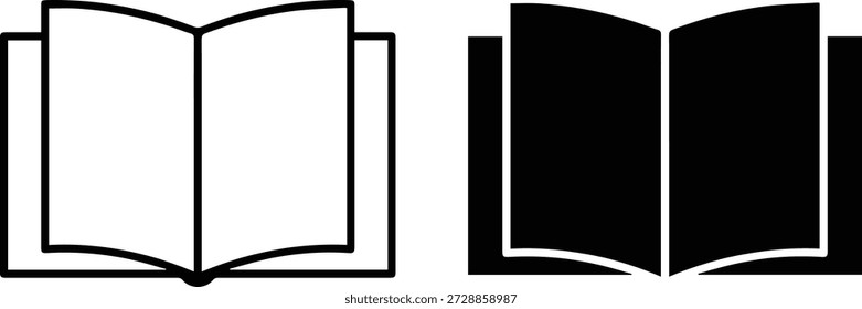 Open Book with Cursor Icon. Online Learning Icon”E-Book Access Symbol