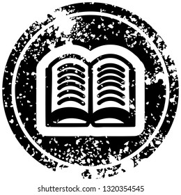 símbolo de icono de libro abierto con problemas