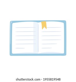 open book education isolated style