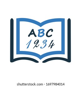 Open book, education, library, reading icon