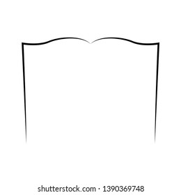 open book epic icon on white background vector