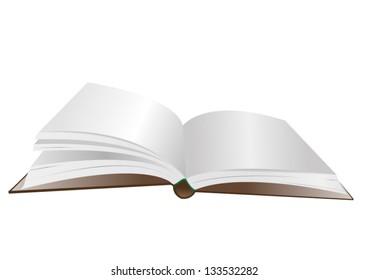 Blank White Pages Open Hardcover Book Stock Photo (Edit Now) 389272762