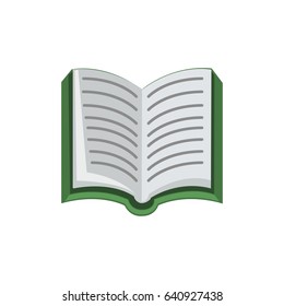 open book flat icon