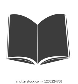 Open Book flat icon vector. book symbol