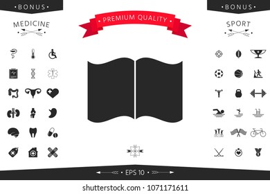 Open book icon