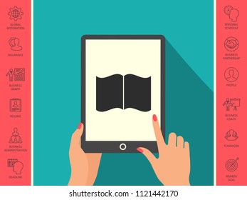 Open book icon