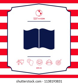 Open book icon