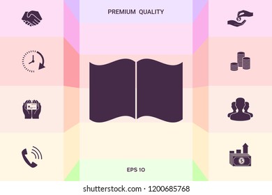 Open book icon