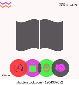 Open book icon