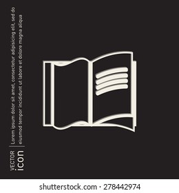 Open book icon