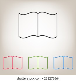 Open book icon