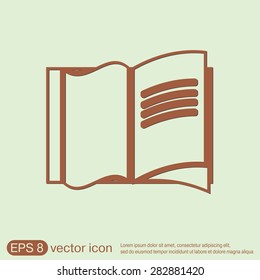 Open book icon