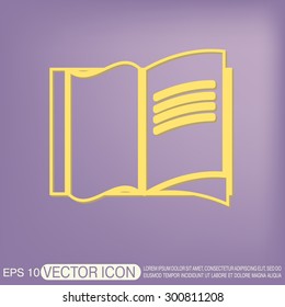 Open book icon