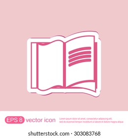 Open book icon