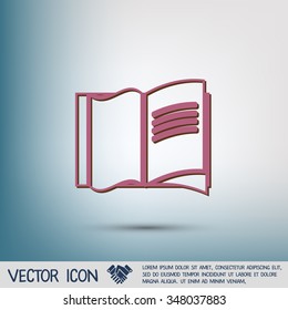 Open book icon