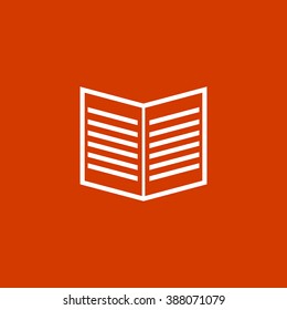 Open book icon