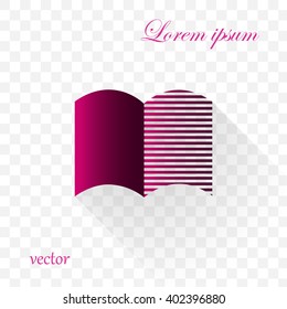 The open book, icon.