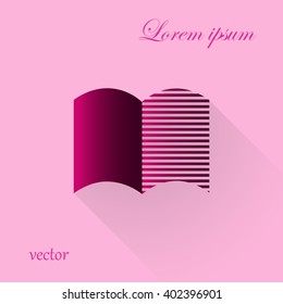 The open book, icon.