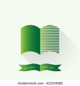 The open book, icon.