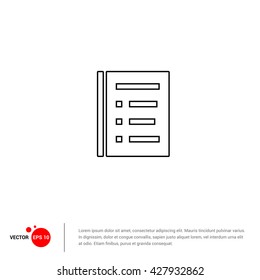 Open book icon