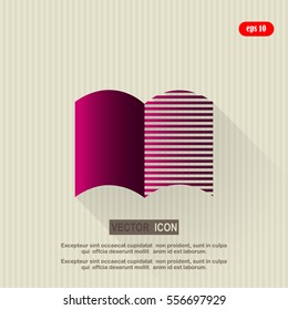The open book, icon.
