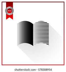 The open book, icon.