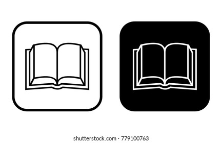 Open book icon 