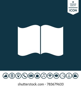 Open book icon