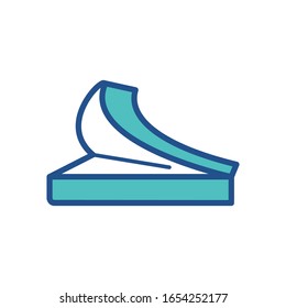 open book icon collection, trendy style