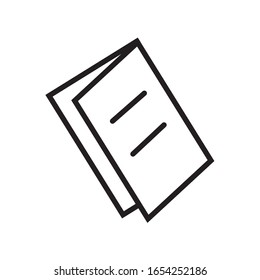 open book  icon collection, trendy style