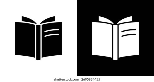 open book icon concept design element. pictogram icons.