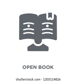 Open Book icon. Open Book design concept from  collection. Simple element vector illustration on white background.