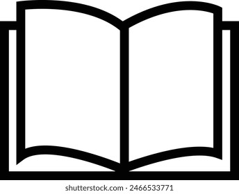 Open book icon design eps 10.